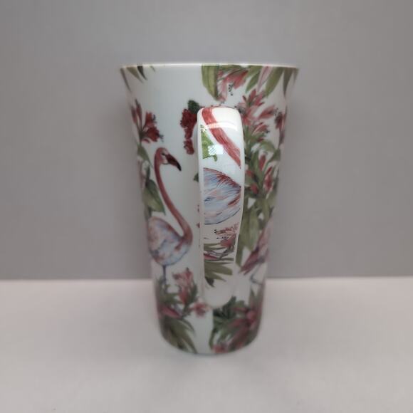 Kent Pottery Ashley Grace Flamingo Porcelain Mug Cup Coffee Tea Large Tall - Picture 4 of 8